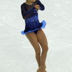 Russia's Julia Lipnitskaia performs in the Women's Figure Skating Team Short Program at the Iceberg Skating Palace during the 2014 Sochi Winter Olympics on February 8, 2014. AFP PHOTO / ADRIAN DENNIS (Photo credit should read ADRIA...