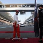 Alonso se despedía así, mirando a cámara, en su último Gran Premio al volante de un Ferrari. El español ponía fin a su paso por la escudería italiana y abría una segunda etapa en McLaren.