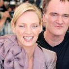 Con Tarantino en Cannes, en la presentación de Kill Bill vol. 2