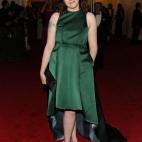 Lena Dunham attends the 2012 Met Gala in New York City.