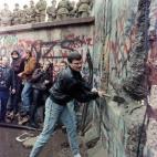 Caída del muro de Berlín en noviembre de 1989.