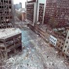 Dos bombas del IRA dejaron así el centro de Londres en abril de 1993.