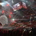 NEW YORK, NY - AUGUST 25: A general view of atmosphere during the 2013 MTV Video Music Awards at the Barclays Center on August 25, 2013 in the Brooklyn borough of New York City. (Photo by Rick Diamond/Getty Images for MTV)