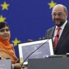 Malala Yousafzai, atacada por los talibanes en Pakistan, ha sido una de las premiadas con el Sajarov. El suyo se le concedió en 2013.