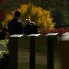 Joe Biden visita con su familia la tumba de su hijo Beau Biden