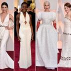 De izquierda a derecha: Marion Cotillard, Jenna Dewan Tatum, Lupita Nyong'o, Lady Gaga, Julianne Moore y Rene Russo.