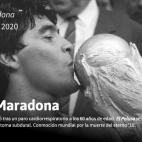 Muere Maradona en el diario AS