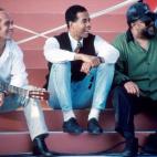 Paco de Lucía, Stanley Clarke y George Duke en Sevilla, en 1991.