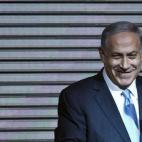 Aún antes de conocer los resultados oficiales, los buenos datos de las encuestas causaron una enorme satisfacción, evidente, a Netanyahu.