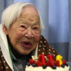 Celebrando su 115º cumpleaños el 5 de marzo de 2013
