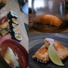 En su restaurante, Osushi, se utilizan casi de forma exclusiva productos de origen gallego. Su receta más original está basada en el salmón: tres nigiris (piel de salmón asada y mandarina; ventresca de salmón ahumada al soplete dentro de u...