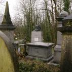 Tumba de Marx en el cementerio de Highgate, al norte de Londres.&nbsp;