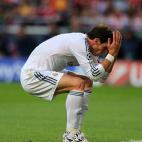 Real Madrid's Gareth Bale reacts