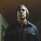 FILE - This undated publicity file photo released by Miramax shows actor Javier Bardem as Anton Chigurh in a scene from "No Country for Old Men." (AP Photo/Miramax Films, Richard Foreman, File)