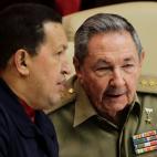 Con Hugo Chavez, el que fuera presidente de Venezuela, fotografiado en noviembre de 2010.