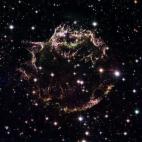 La nebulosa Casiopeia A (diciembre de 2005).