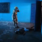 Serie titulada La crisis del ébola sobrepasa a la capital de Liberia