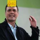 El secretario general del PSOE, Pedro Sánchez, tiene en realidad 43 años. 