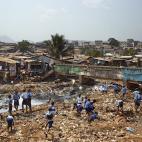 Escuela primaria Kroo Bay, Freetown, Sierra Leona.