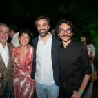 Alejandro Elortegui, Rosalía Lloret, Manuel Antón Castro, de Prisa Media, y Jaime Garcia Cantero, director de 'Retina'