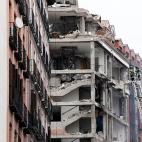Explosión en un edificio del centro de Madrid
