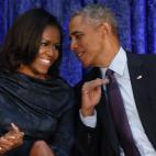 En cualquier escenario, ante cualquier tipo de público, Barack y Michelle no han tenido reparos a la hora de mostrar el amor que le une. Las miradas lo dicen todo.