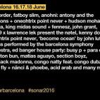 Fechas: del 16 al 18 de junio Lugar: Barcelona Web: sonar.es
