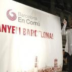 Ada Colau, candidata a la Alcaldía por Barcelona En Comú, en el acto de inicio de campaña en Barcelona.