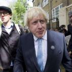 Boris Johnson, alcalde de Londres, va a votar