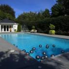 La familia Quayle hizo instalar la piscina de la residencia durante el mandato de 1989 a 1993.