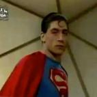 Bardem, disfrazado de Superman, en el programa de televisión El día por delante.