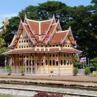 Estación de tren de Hua Hin (Tailandia).