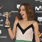 La actriz Aura Garrido, Mejor actriz protagonista por 'El ministerio del tiempo'