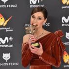 La actriz Ruth Díaz, Mejor actriz de reparto por 'Tarde para la ira'