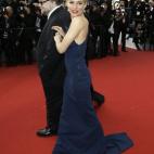 Guillermo Del Toro y Sienna Miller, miembros del jurado de la 68ª edición del Festival del Cannes 2015. Día: miércoles 13 de mayo, en la ceremonia de inauguración y presentación de La Tete Haute .