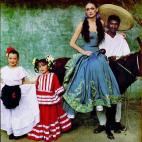 Una producción de moda de la revista L'Officiel en el que se recrea a Frida Kahlo.