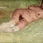 Mujer desnuda recostada, Vincent van Gogh, París, óleo sobre lienzo, Rijksmuseum Kröller-Müller, Otterlo