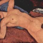 Desnudo rojo, Amedeo Modigliani, 1917