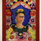 Un retrato de Frida Kahlo de 1938, expuesto en 2012 en el Seattle Art Museum.