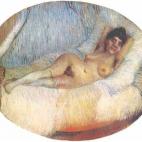 Mujer desnuda en una cama, Vincent Van Gogh, 1887