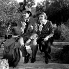 Clark Gable y Claudette Colbert.