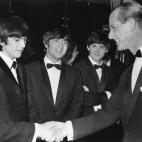 Con Los Beatles en 1964.