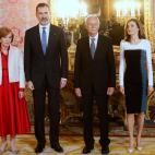 En un almuerzo celebrado en el Palacio Real en honor al premio Cervantes 2017 Eduardo Mendoza.