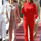 Junto a la princesa Lalla Salma en su primer viaje oficial a Marruecos en calidad de reyes de España.