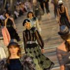 En el desfile de Chanel en La Habana (Cuba)