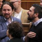 El lider de Podemos, Pablo Iglesias, ha sido el unico de los lideres de las