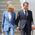 Emmanuel Macron y Brigitte Macron