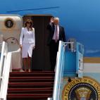 Melania y Donald Trump llegan a Israel