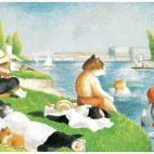 Bañistas en Asnieres, Georges Seurat