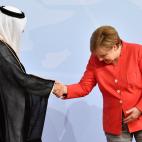 Merkel recibe al ministro de Arabia Saudí Ibrahim Abdulaziz Al-Assaf
